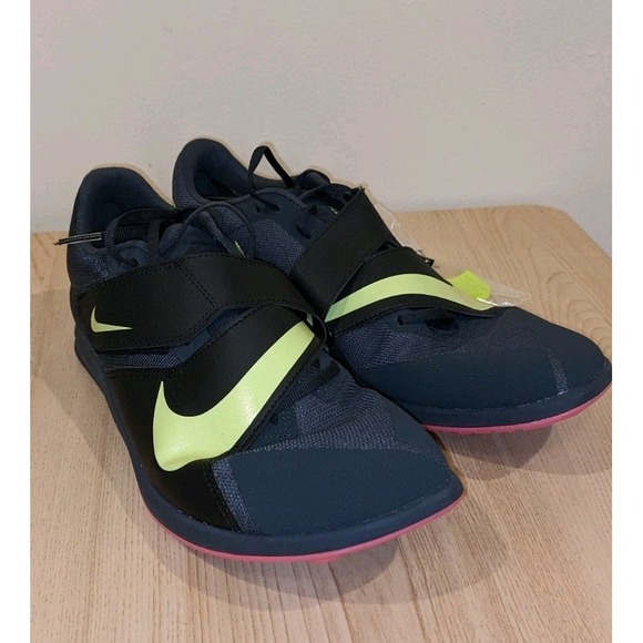 Nike Zoom Rival Track & Field Jumping‎ Spikes Black Men's Size 11 DR2756-002 - Picture 1 of 8